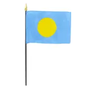 "4x6" Palau Flag / Palau Desk Flag / Palau Stick Flag