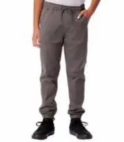 UNIONBAY BOYS PULL ON WITH OUTER DRAWSTRING JOGGER PANTS(FLINT GRAY, MEDIUM)NWT