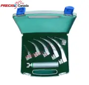 Fiberoptic Macintosh Laryngoscope Six Blade Set (Anesthesia Emt) LS-3113