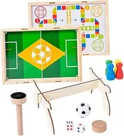 YARNOW 1 Set Tabletop Game Football Table Flying Chess Interactive Family Board for Durable Fun for All Ages