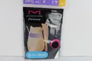 Maidenform Flexees Hi-Waist Cool Comfort Firm Thong Black FP0049 Medium
