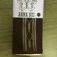 在飛比找旋轉拍賣優惠-Anna Sui 紫紅色鏤空12分丈褲襪（踩腳襪）