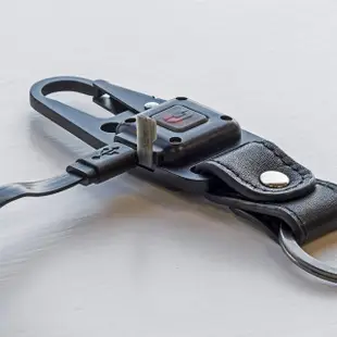 【TRUE UTILITY】英國多功能充電型LED鈕扣燈鑰匙圈CLIPLITE(TU918)