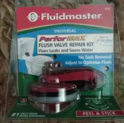 Fluidmaster 555C Universal PerforMax Flush Valve Repair Kit Fixes Leaks. NEW