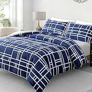 King Size Duvet Cover Sets - Premium Brushed Microfibre Reversible Kingsize Duvet Cover Sets – Hypoallergenic King Size Bedding Sets 3 Pcs - Ultrasoft Quilt Cover Set With Zipper Closure