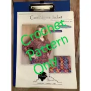New Fiesta Yarns Franziska Collins La Boheme Cool Nights Jacket Crochet Pattern