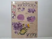 Plaid (One Stroke) Reusable Teaching Guide - Lilacs #1165