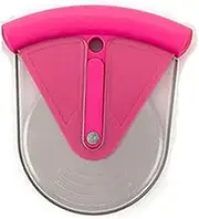 Pink Stainless Steel Pizza Cutter with Protective Cover Non-Stick Pizza Slicer Cutter Wheel for Kitchen, Bakery, Restaurant