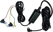 Hardwire Kit for Dash Camera - 12V-24V to 5V 2.5A Type-C Hard Wire Kit,Car Dash Camera Charger Fuse 3-Core Kit Power Cord for Automotive Truck, Low Voltage Protection