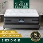 Giselle Mattress Queen Double King Single COOL-GEL Pocket Spring Firm Dual Side