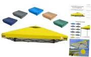10x10 Pop Up Canopy Replacement Top Cover with Air Vent for Straight Leg