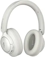 1MORE HQ31 Bluetooth Headphones Over-Ear, Hybrid Active Noise Cancelling Headphones with Hi-Res Audio, Wireless On Ear Headphones, Wired Mode Available, Preset EQ, Multipoint Connection, 90H (White)