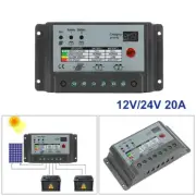 20A 12V/24V Solar Charge Controller Batteries Panel Dual Battery Regulator