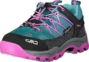 [CMP] Boy's Low Rise Hiking Boots, Pino Lime Green, 5 Big Kid