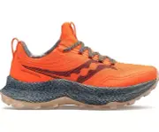 New Men's Sacony Endorphin Trail Running Shoes Size 12 Orange Campfire Story
