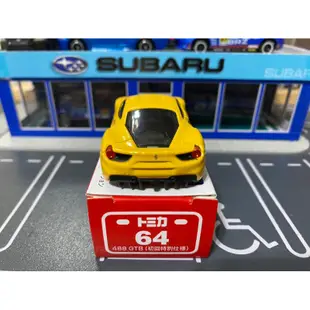 TOMICA NO.64-6 FERRARI 488 GTB 初回版 絕版新車貼