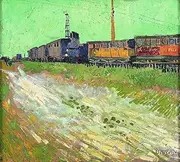 Puzzles for Adults 500/1000/1500 Piece,Wooden Jigsaw Puzzles,Puzzle Educational Games Home Decoration Puzzle,Vincent Van Gogh – Railway Carriages