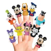 Disney Mickey & Friends 10-Piece Finger Puppet Set - Party Favors Educational...