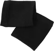 Healeved 1 Pair Sports Wristband Gym Bracelets Men Yoga Towels Wrist Strap Fitness Wrist Phone Supports Basketball Headband Sports Headbands Widget Comfy Wrists Black Cotton