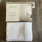Threshold Light-Filtering Curtain Panel White Farrah One Panel 54" x 84" Target