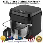 Healthy Choice 6.5L Glass Digital Air Fryer Oven 1400W Turbo Air Technology NEW