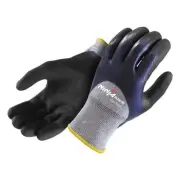 Ninja Maxim Cut 3-Oil Gloves Blue, Med - Pack of 12