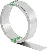 BENECREAT 9.84 Ft Flat Bezel Wire, 0.47 Inch Wide 32 Gauge Bendable Nickel Silver Tarnish Resistant Jewelry Wire for Earrings Bracelets DIY Jewelry Crafting