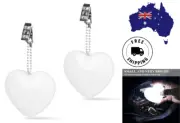 Purse Light Handbag Light 2Pcs Heart Shape Bag Light for Handbags Clip White