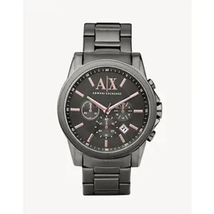 🔥卡拉國內外代購🔥限時預購 Armani Exchange 男生手錶 鐵灰色 玫瑰金 AX2086