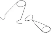 Parliky 2Pcs Stainless Steel Cup Hooks Durable Bottle Hangers for Outdoor Camping Kettle Cooking Pot Support Multi Purpose Stainless Steel Bottle Hanging Hooks