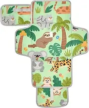 Reusable Toddler Changing pad with Tissue Pocket Travel Changing pad for Baby for Girl & Boy