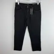 Steve's Jeans Alec Color Slim Fit Stretch Denim Black Jeans Kids Boys 12