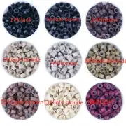 200pcs Brand New Hair Extensions Micro Large 50*30*30 Silicon-Lined Nano Ring