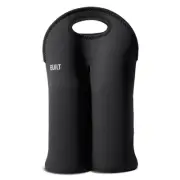 Built NY 2-Bottle Durable & Insulating Black Tote
