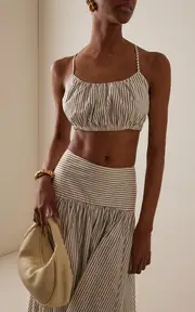 [STAUD] Hammock Striped Cotton Top