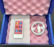Apple iPod Nano 7. Generation 7G White Silver 16GB New