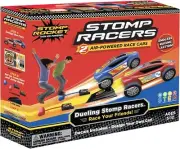 Stomp Rocket New Dueling Stomp Racers, 2 Toy Car Launchers and 2 Air Powered Car