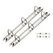 A5 3 Hole Ring Binder Mechanisms, 2 Set 0.79" D Ring Binder Planner, 20mm Silver