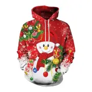 Mens Pullover Sweatshirts Men's Autumn And Winter Christmas Printed Sweatshirt