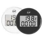 Ice Bath Thermometer with Automatic Timer and Dual Celsius Fahrenheit Display