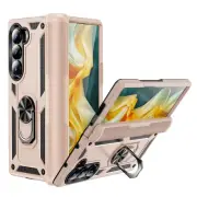 For Samsung Galaxy Z Fold 6/5 Shockproof Hinge Case Stand Cover+Screen Protector