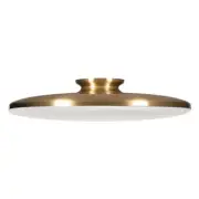 AFX SKYF19LAJD1 Skye 19"W LED Semi-Flush Ceiling Fixture - Brass