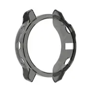 2Pcs For Garmin Fenix 6s TPU half cover smart watch case(Black)