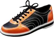 [JiuQing] Men's Bowling Shoes Sliding Sole Indoor Fashion Bowling Training Sneaker