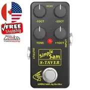 Simple Sam 8-Taver Octaver Guitar Effect Pedal True Bypass Astounding Tone CA