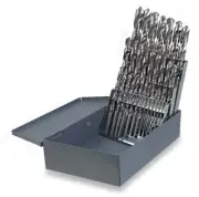 Fractional Jobber Length Drill Bit Set 1/16" - 1/2" by 64ths, Michigan Drill USA