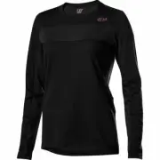 Fox Racing Women's Ranger Dri Release Long Sleeve L/S Jersey Black