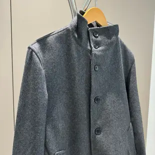 限時降價⚡️原價3990🩶MUJI無印良品 男生灰色大衣 外套 立領