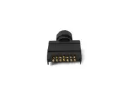 Elinz Trailer Plug 7 PIN Flat Plastic Connector Adaptor Socket Car Caravan Boat