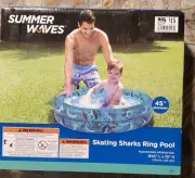 Summer Waves Skating Sharks Ring Pool